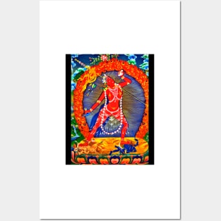 Vajrayogini Dakini Tibetan Buddhist Thangka Art Posters and Art